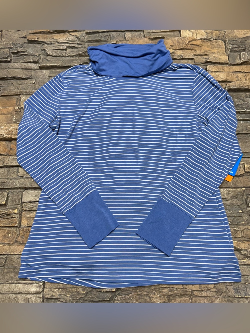 NEW Columbia Omni Shade Long Sleeve Striped Shirt Women’s XL Essential UPF NWT